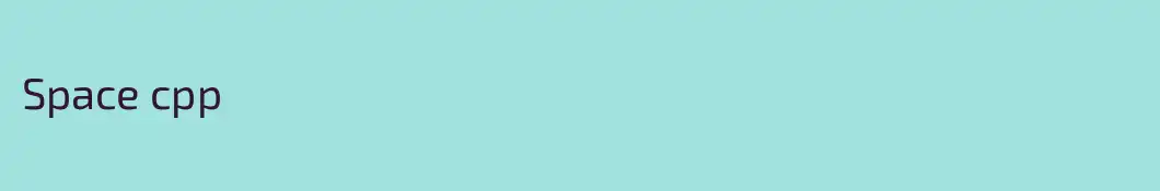 Space cpp
